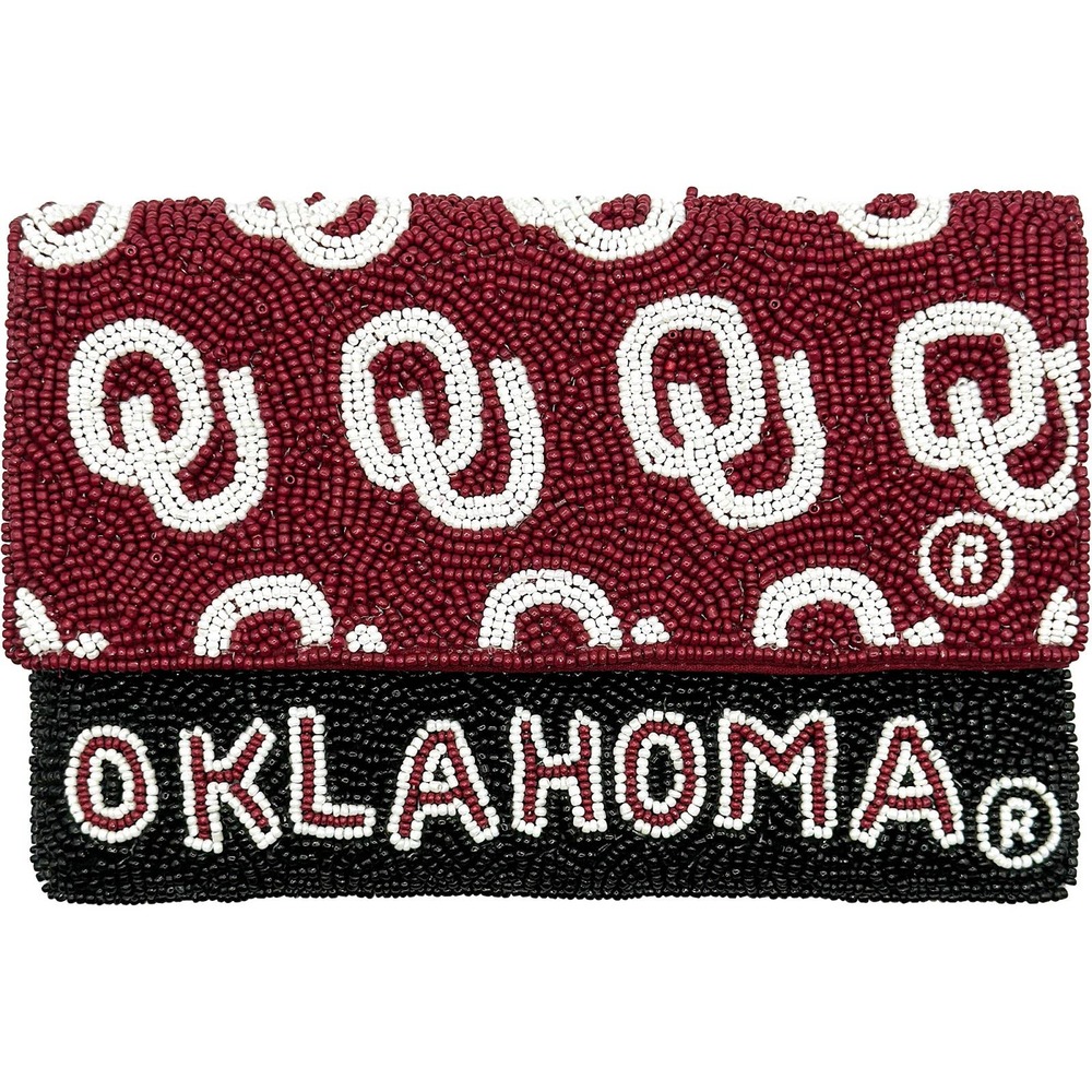 Oklahoma Sooners Licensed Mini Clutch Crossbody Bag
